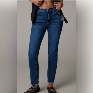 MOTHER The Dazzler Mid-Rise Ankle Straight-Leg Jeans 29